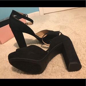 black american rag 4 inch heels